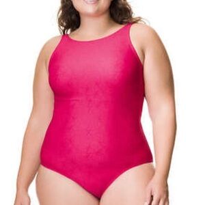 Roots one piece swim suit - pink floral